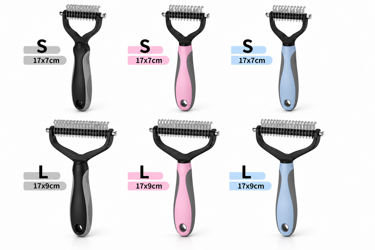 Brosse de Toilettage Double-Face pour Animaux